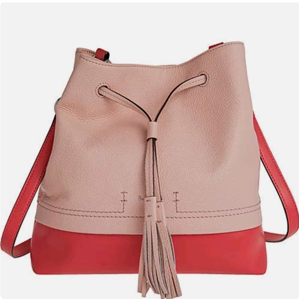 Lodies Kate Cara leather  convertible drawstring